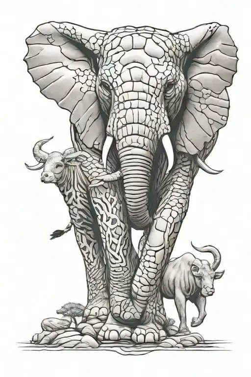 big 5 south africa big five tattoo design idea