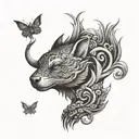 background to complete animal tattoos on the torso  tattoo design idea