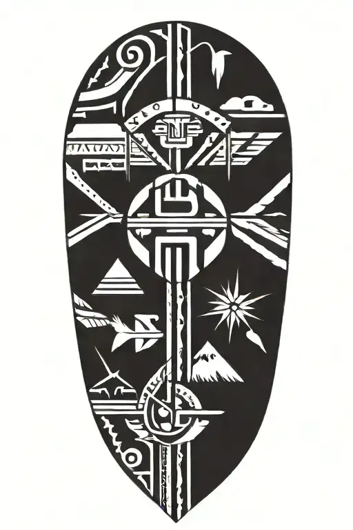 native american tattoo design idea