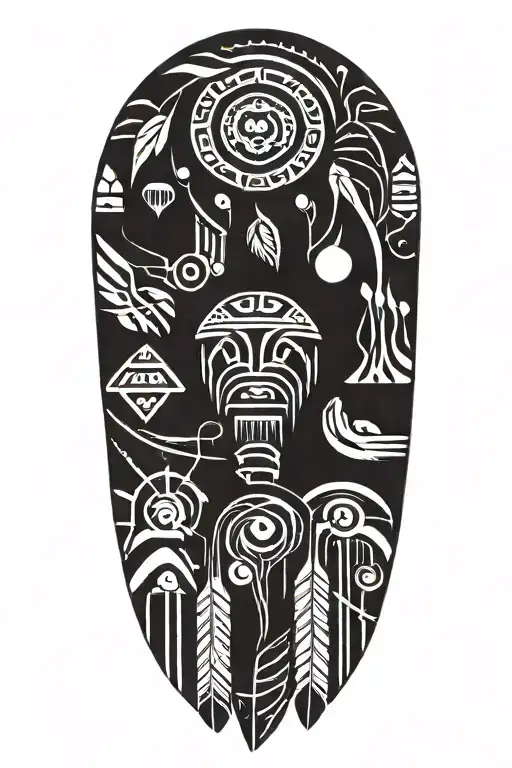 native american tattoo design idea