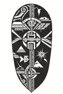 native american tattoo design idea