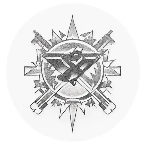 communist style tattoo design, minuetly detalied. should look good on dark skin. tattoo design idea