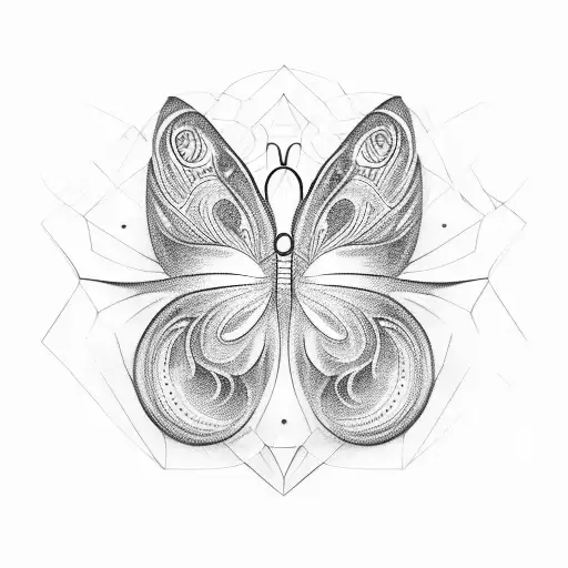 Butterfly, Chaos Theory, Bold,Black tattoo design idea