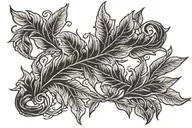 laurel wreath tattoo design idea