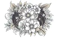 Wildflower tattoo design idea