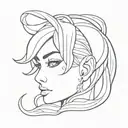 jolyne cujoh tattoo tattoo design idea