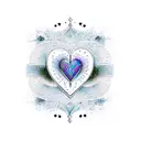 ambigram love hate tattoo design idea