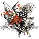 poseidon, natation, thor,  tattoo design idea