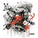 poseidon, natation, thor,  tattoo design idea