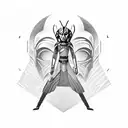 ahsoka tano and darth vader tattoo design idea