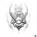 leszy from Witcher 3 tattoo design idea