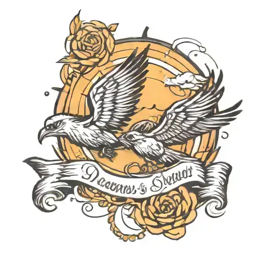 a couples tattoo that reflects this quote in image: dreamers need realist so they dont fly to close to the sun. z tattoo design idea