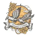 a couples tattoo that reflects this quote in image: dreamers need realist so they dont fly to close to the sun. z tattoo design idea