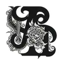 1989 in chola letters tattoo design idea