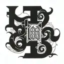 1989 in chola letters tattoo design idea