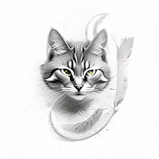 Mrs. Smith embedded in a hellcat tattoo design idea