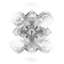 celestial shoulder representing 5 nephews and three nieces tattoo design idea