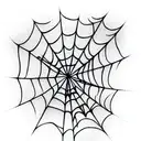Spider Web tattoo design idea