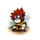 pain from naruto tattoo design idea