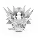 oyasumi punpun tattoo design idea