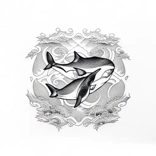 orca tattoo design idea