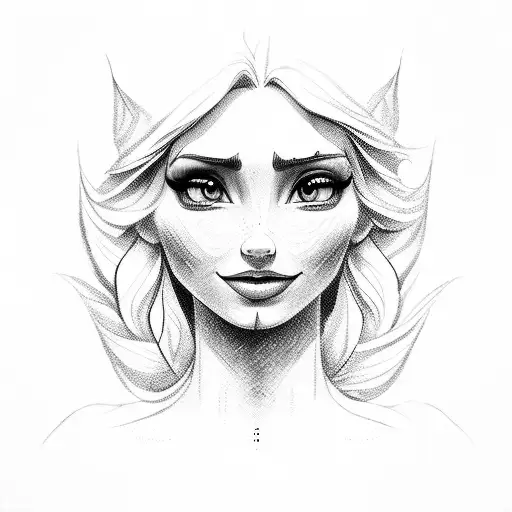 elsa dulce tattoo design idea
