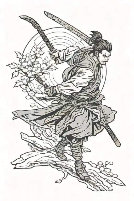 sekiro shadows die twice tattoo design idea