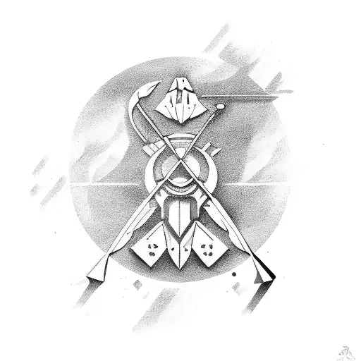 Sagittarius and libra tattoo design idea