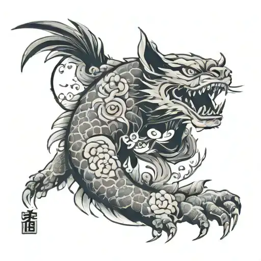samuri tattoo design idea