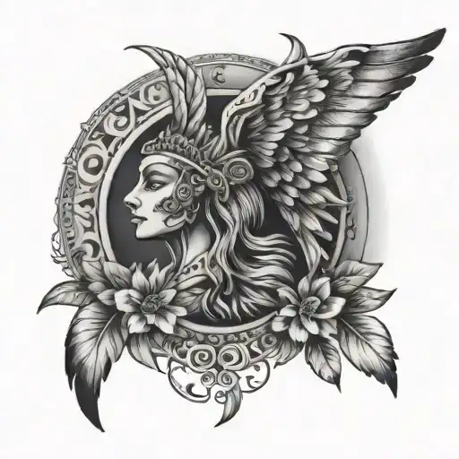 free-spirit tattoo design idea