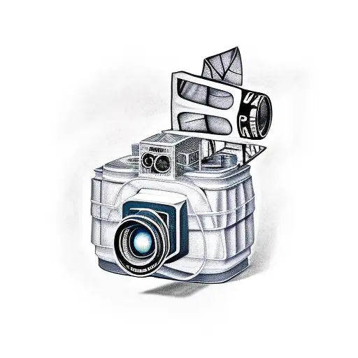 Camera And Lens Design Stock Illustration  Download Image Now  Lens   Optical Instrument Camera  Photographic Equipment Movie Camera  iStock