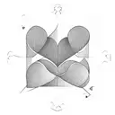 A heart-shaped puzzle piece symbolizing love and friendship tattoo design idea