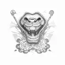 dentist Japan  tattoo design idea