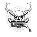 Harley Davidson with Barcelona tattoo design idea
