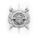 Harley Davidson with Barcelona tattoo design idea