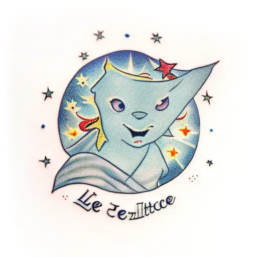 le little prince tattoo design idea