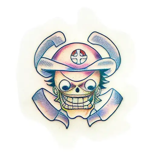 One piece tattoo design idea