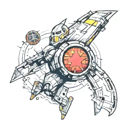 Marvel, DC, Star Wars and Star Trek tattoo design idea