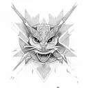 Nikon D200 camera with corvette C5  tattoo design idea