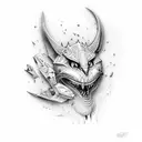 Nikon D200 camera with corvette C5  tattoo design idea