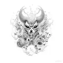 Chaos ordered tattoo design idea