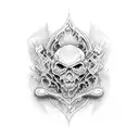 Chaos ordered tattoo design idea