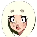 face freckles tattoo design idea