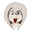 face freckles tattoo design idea