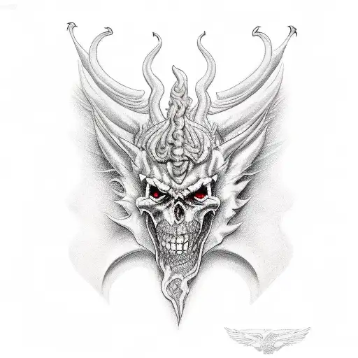 7 princes of hell tattoo design idea