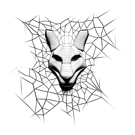 3d stone art tattoo design idea