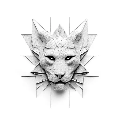 3d stone art tattoo design idea