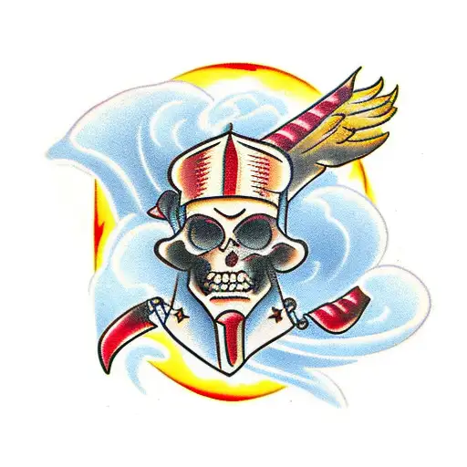 Burn The Boats tattoo design idea
