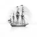 Burn The Boats tattoo design idea