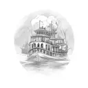 Burn The Boats tattoo design idea